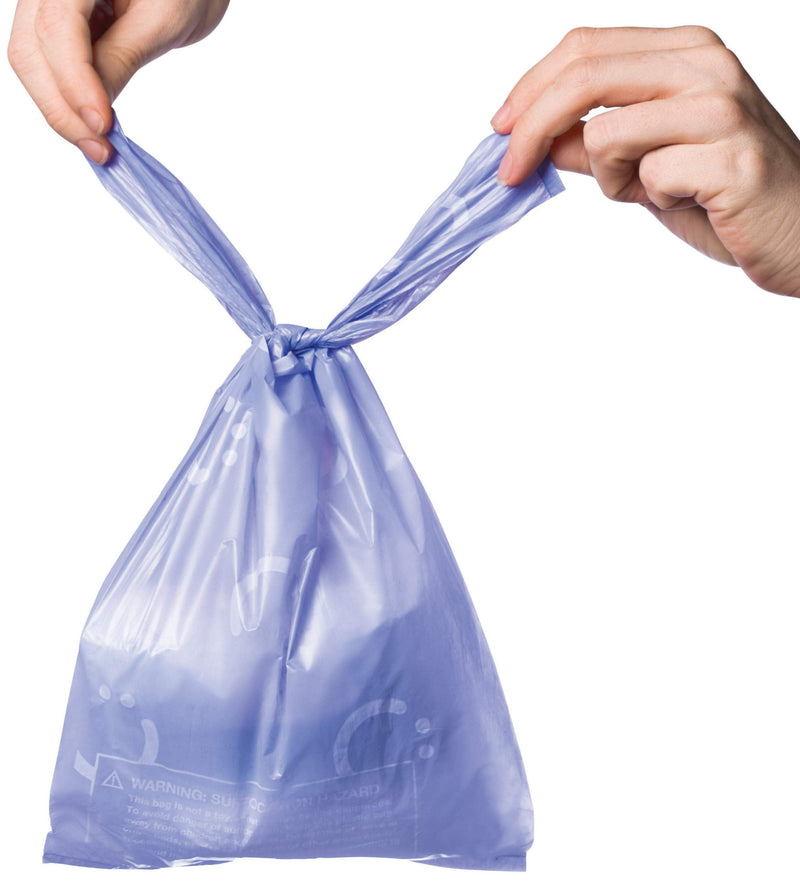 Ubbi Disposable Diaper Sacks, Lavender Scented, Easy-To-Tie Tabs, Made with Recycled Material, Diaper Disposal or Pet Waste Bags, 200 count 200 Count Diaper Sacks - NewNest Australia