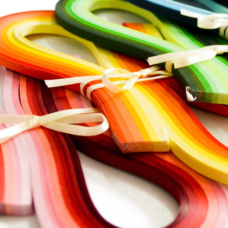 JUYA Multi-Color Quilling Strips Set 720 Strips 36 Colors 54cm Length/Strip Paper Width 3mm - NewNest Australia