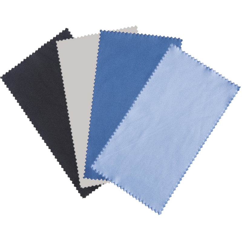 18 x Microfiber Cleaning Cloths for Cell Phones, Laptops, Tablets, Glasses, Silver and Sensitive Surfaces 18 Pack - 5.5 x 3 inch - NewNest Australia