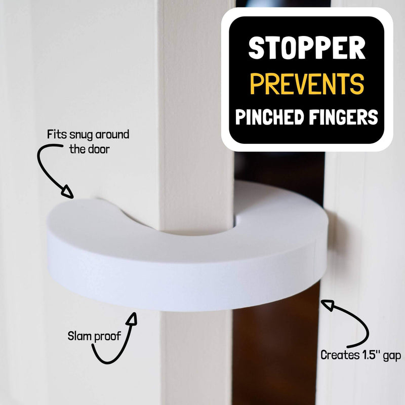 Door Buddy Child Proof Door Lock and Foam Baby Door Stopper. Baby Proofing Doors Made Simple with Easy to Use Hook and Latch. Keep Baby Out, Prevent Finger Pinch Injuries, and Allow Cats Easy Access. - NewNest Australia