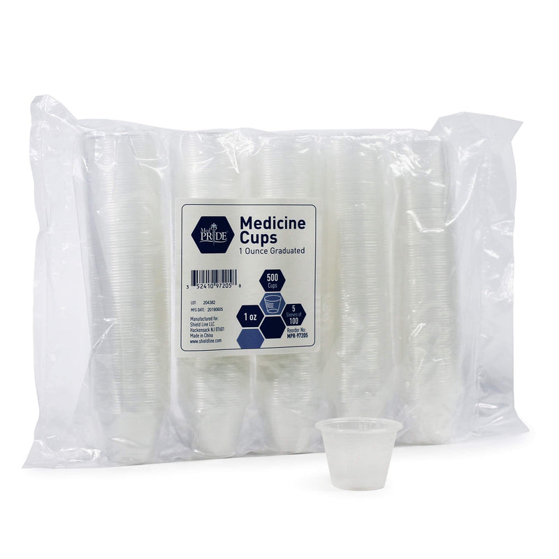 MED PRIDE Graduated, Medicine Cups - Set of 500 - NewNest Australia