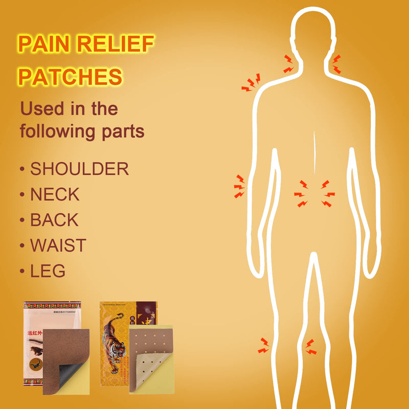 Pain Patches, Pain Patches, Heated Plasters, Knee Back, Shoulder Pain Relief, Pain Relief Plasters, Back Pain, Neck Pain Relieving Plasters, 2 X Box Of 24 Pieces - NewNest Australia