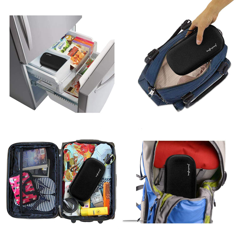 YOUSHARES Insulin Cooler Travel Case - Handy Medication Insulated Diabetic Carrying Cooling Bag for Insulin Pen, Glucose Meter and Diabetic Supplies with 3 Cooler Ice Pack (Black) H_black_3pc Ice Packs - NewNest Australia