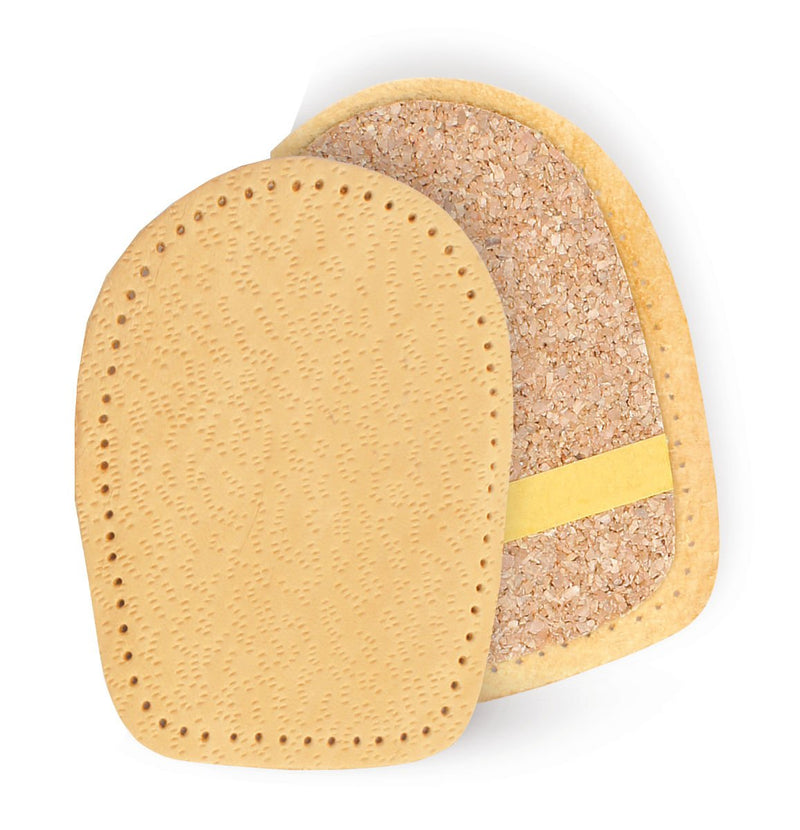 Fabacare Corbby Heel Cork Premium Shoe Insoles Leather Orthopedic Heel, Cork Heel Cushion, Heel Wedge, Insert For Comfortable Walking And Running, 1 Pair, 0.5-2 Cm - NewNest Australia
