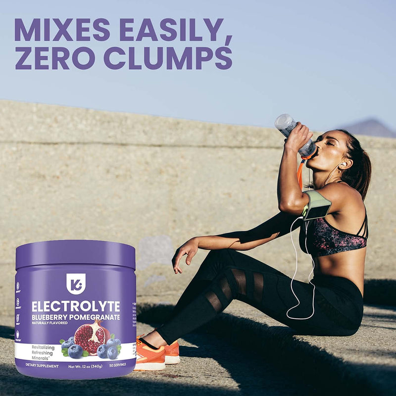 KEPPI Keto Electrolytes Powder - 50 Servings | No Sugar or Carbs | Advanced Hydration Blueberry Pomegranate Electrolyte Supplement. Boost Energy Without Sugar. Keto Electrolytes Powder. 50 Serves - NewNest Australia