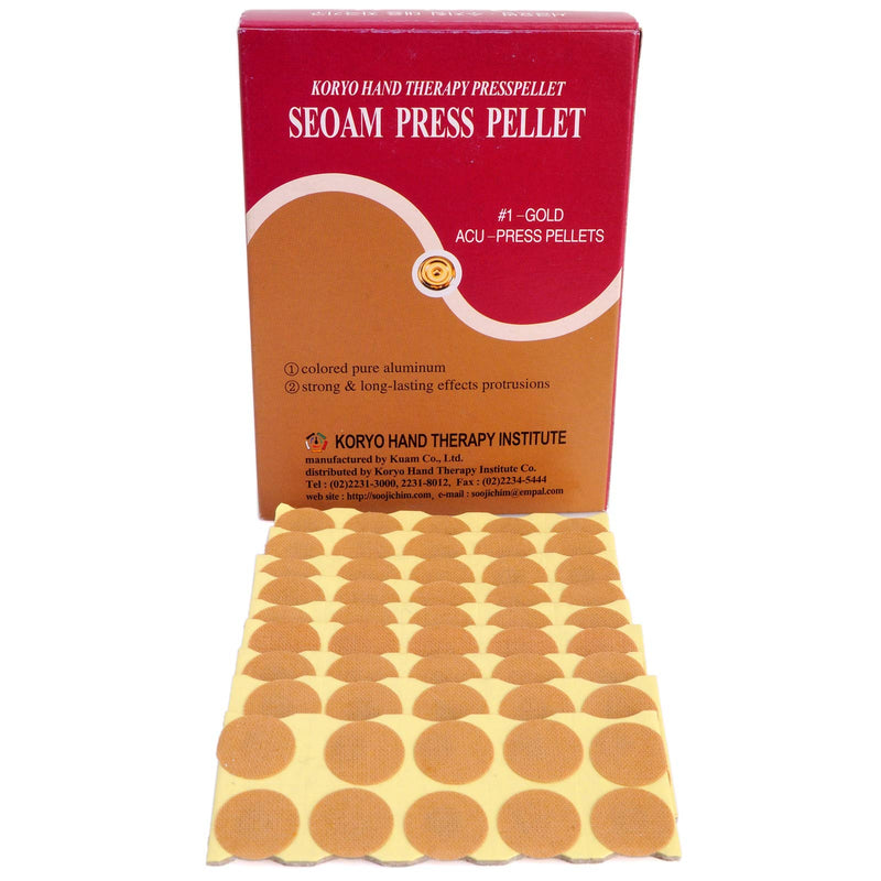 Korean Koryo Hand Therapy - KHT Seoam Seoambong Press Pellet #1-Gold (1) - NewNest Australia
