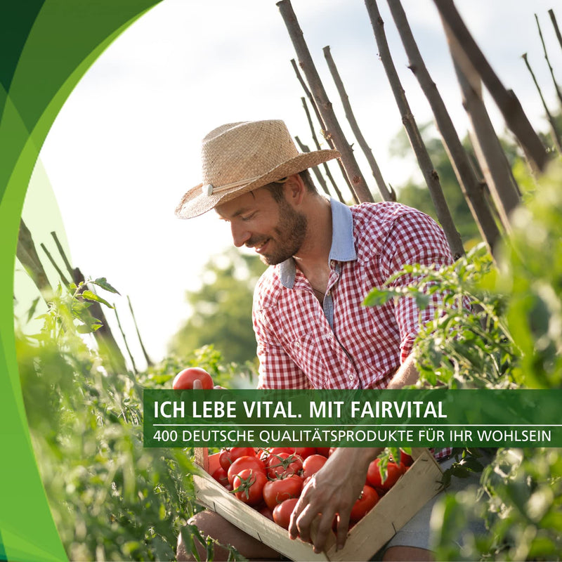 Fairvital | Lycopene capsules with vitamin E - 25mg Lycopene - VEGAN - 90 capsules - microencapsulated - NewNest Australia