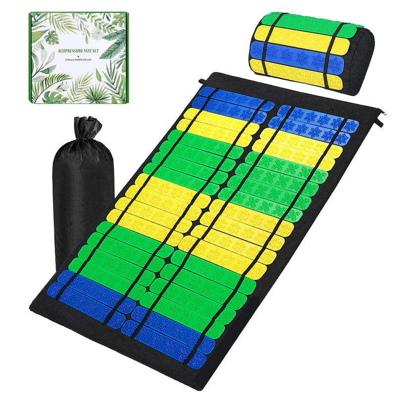Acupressure Mat With Cushion, Acupressure Set Acupressure Mat With Cushion For Soothing Relaxation And Massage, Acupressure Mat, Massage Mat, Acupressure Mat - NewNest Australia