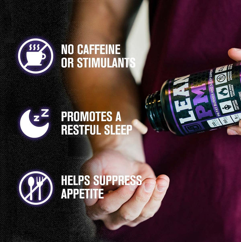 Lean PM Night Time Fat Burner, Sleep Aid Supplement, & Appetite Suppressant for Men and Women - 60 Stimulant-Free Veggie Weight Loss Diet Pills 60 Count (Pack of 1) - NewNest Australia