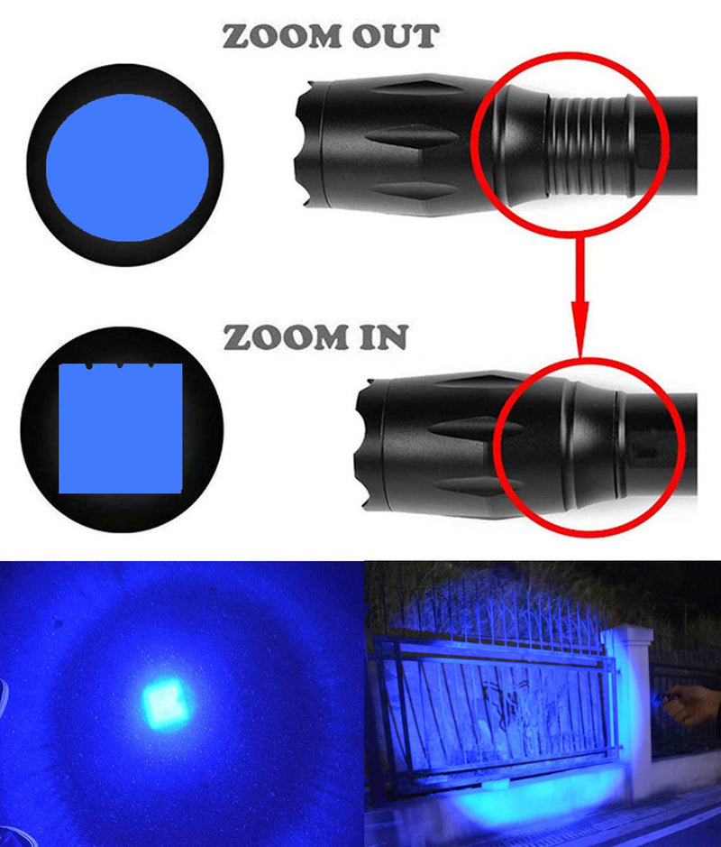 WAYLLSHINE 4 in 1 Multicolor Red Green Blue White Flashlight, Single Mode White Red Green Blue Light Flashlight, White Red Green Blue LED Red Green Blue White Red Light for Outdoor Activities - NewNest Australia