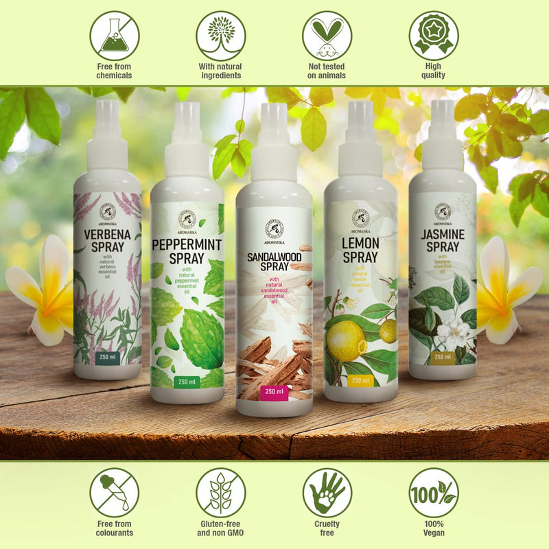 Sandalwood Room Spray And Air Freshener 250 Ml - Made From Pure Sandalwood Essential Oil - Natural Fragrance Spray - Relaxing Room Fragrance - Sleep Spray - Sandalwood Oil Aromatic Spray - NewNest Australia