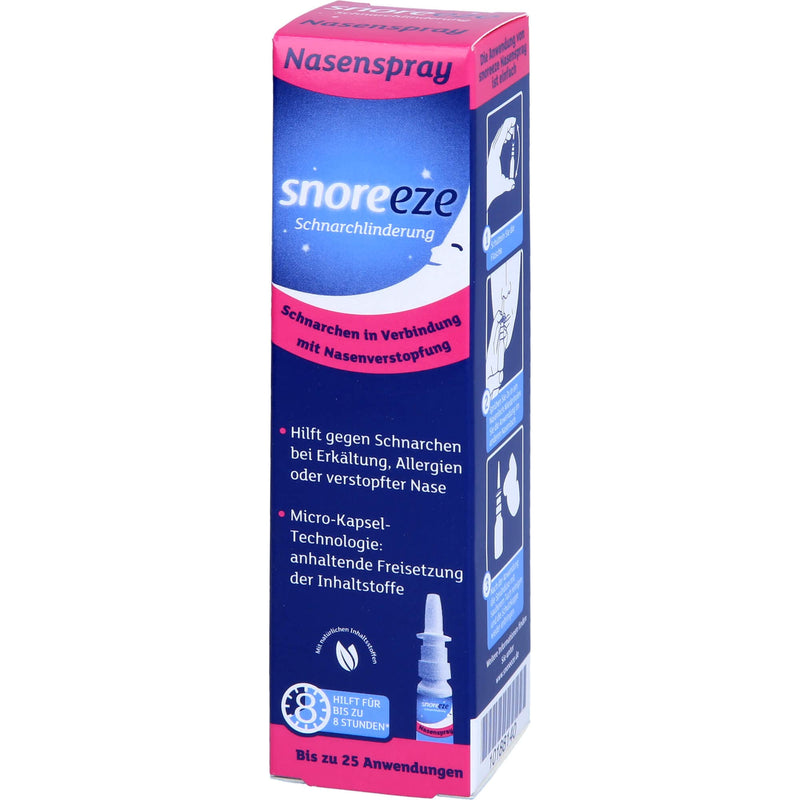 SNOREEZE snoring relief nasal spray 10 ml - NewNest Australia