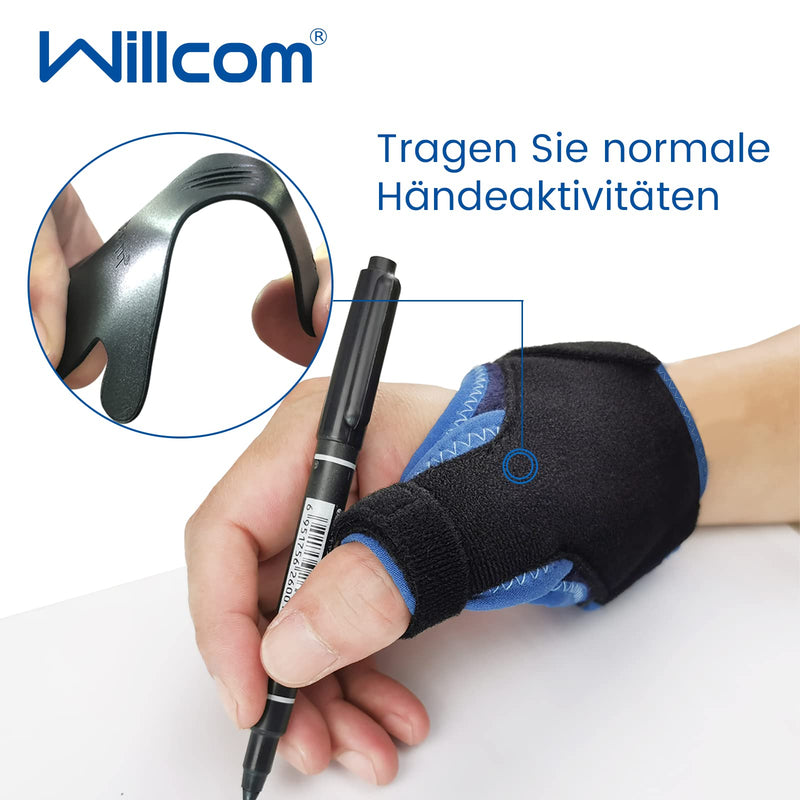 Willcom thumb bandage reversible right left, thumb saddle joint thumb support, osteoarthritis thumb orthosis for thumb injuries, tendonitis, arthritis, saddle joint (L) L - NewNest Australia