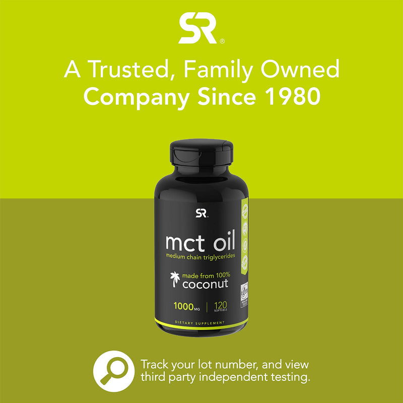 Sports Research MCT Oil, 1,000 mg, 120 Softgels 120 Count (Pack of 1) - NewNest Australia