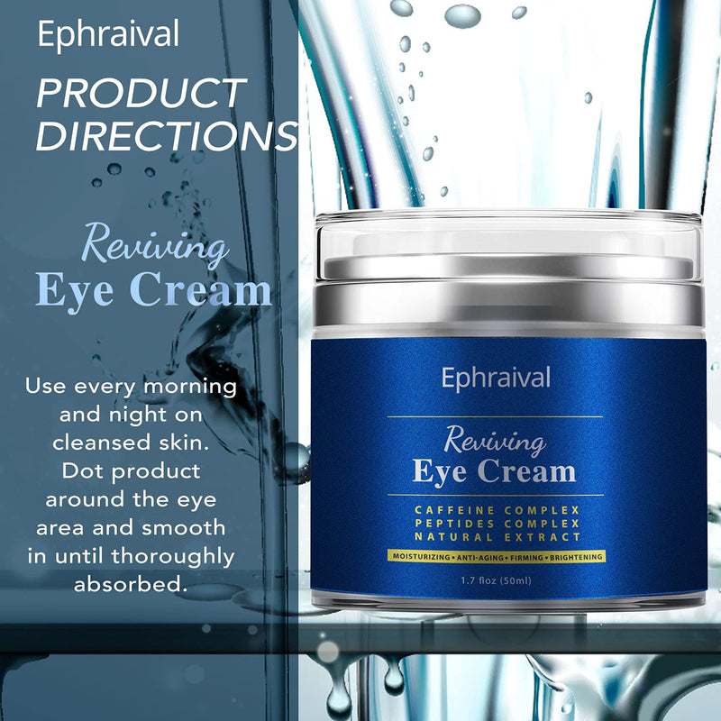 Men's Eye Cream | Anti-aging Caffeine Eye Cream for Men | Brightens, Reduces Puffiness, Dark Circles, and Fine Lines | Hydrating Daily Eye Treatment for Men - NewNest Australia