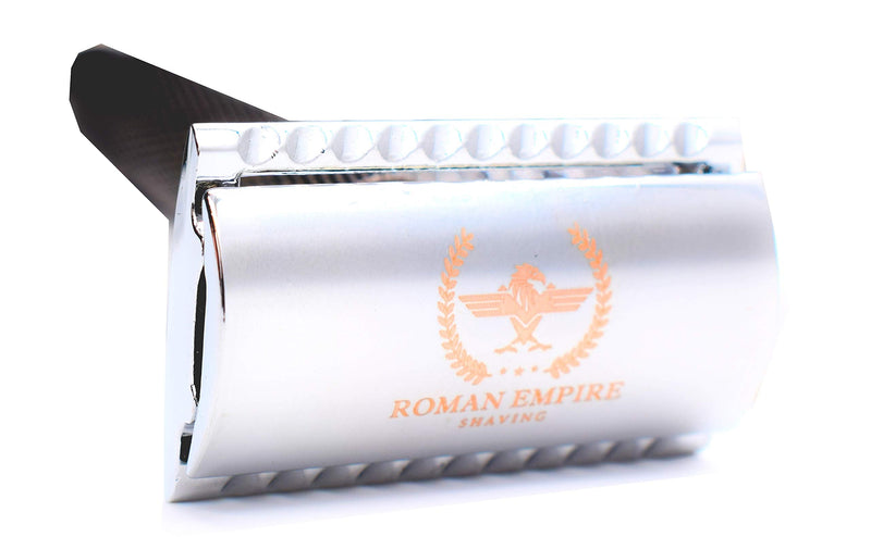 Roman Empire Shaving Caesar Red Brass Safety Razor - Elegant Safety Razor For Men And Women - Wet Razor Set Including 20 Razor Blades From Astra, Derby, Shark, Treet - Razor Set - NewNest Australia