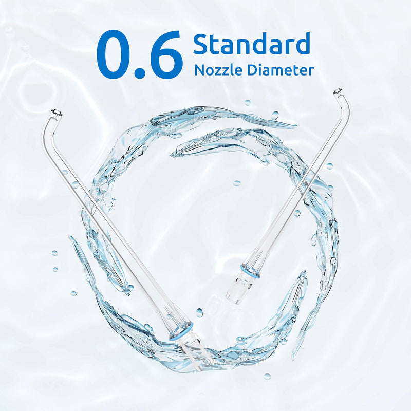 4 Different Types of Replacement Nozzles for SYNHOPE Mini Portable Water Flosser (4 Pack) - NewNest Australia