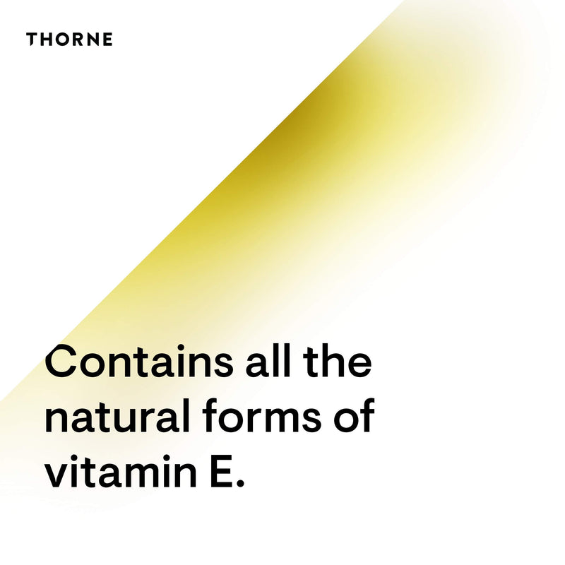 Thorne Research - Ultimate-E - Contains All of The Natural Forms of Vitamin E - 60 Gelcaps - NewNest Australia