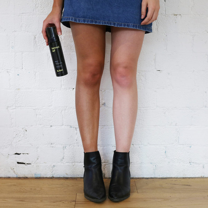 b.tan Ultra Dark Self Tanner - 100% Natural, Fast, 1 Hour Sunless Tanner Mousse, No Gimmicks, No Fake Tan Smell, No Added Nasties, Vegan, Cruelty & Paraben Free, 6.7 Fl Oz 3X Dark Brown Tan - NewNest Australia