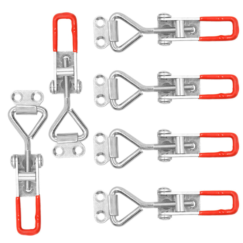 6 Pack Adjustable Toggle Latch Clamp 4001, 330 Lbs 150Kg Holding Capacity, 4001 Heavy Duty Quick Release Pull Latch Toggle Clamp - NewNest Australia