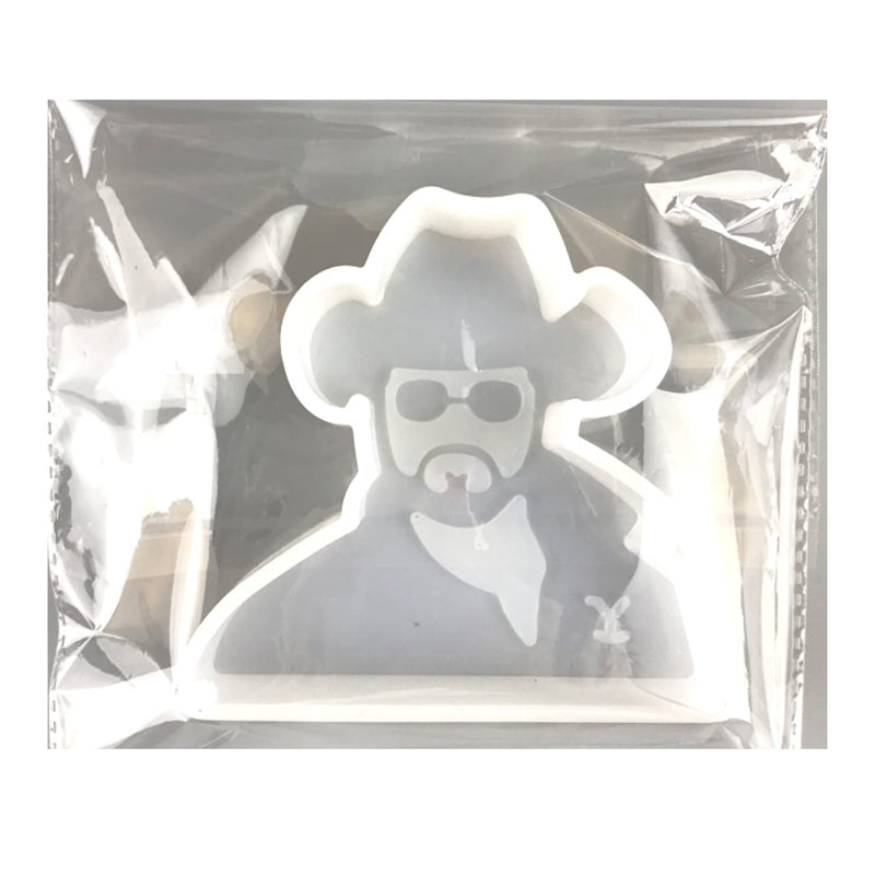 Cowboy Rip Silicone Mold | Cowboy Rip Silicone Mold for Freshies, Silicone Mold for Epoxy, Silicone Mold for Soap | 4.25" Wide x 4" Long x 1" Deep | Send Rip | Y Jacket Oven Safe - NewNest Australia