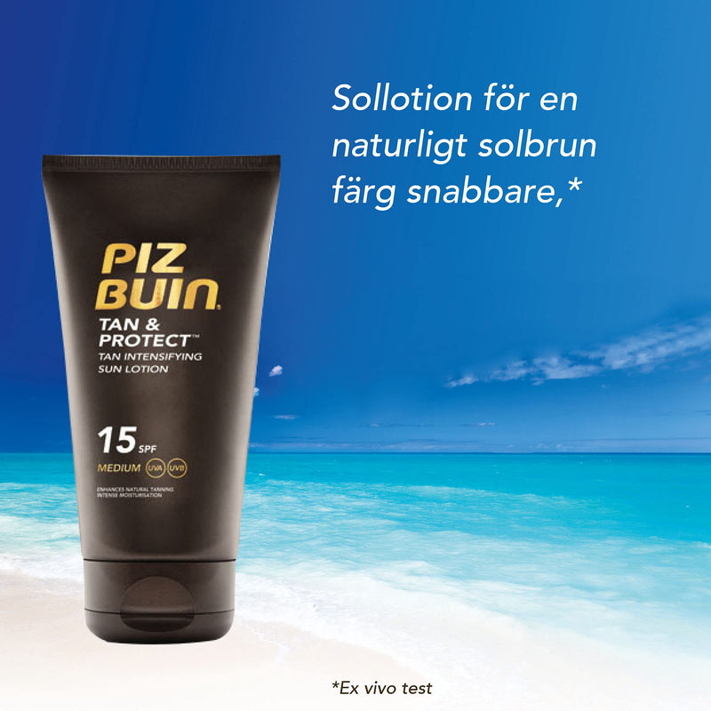 PIZ BUIN – Tan & Protect Tan Intensifying Lotion SPF 15 – 150ml - NewNest Australia