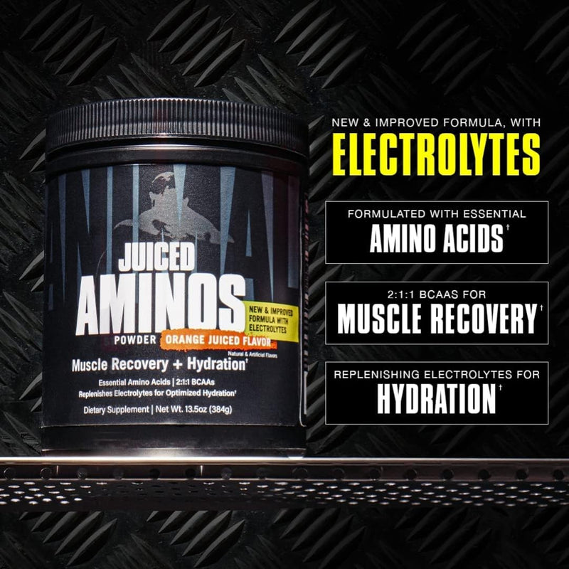 Universal Nutrition Animal Juiced Aminos (Strawberry Limeade) - Post Workout Supplement With 6G Bcaa/Eaa Matrix & 4G Amino Acid Blend For Improved Performance & Muscle Recovery, 30 Scoops Of Strawberry Limeade - NewNest Australia