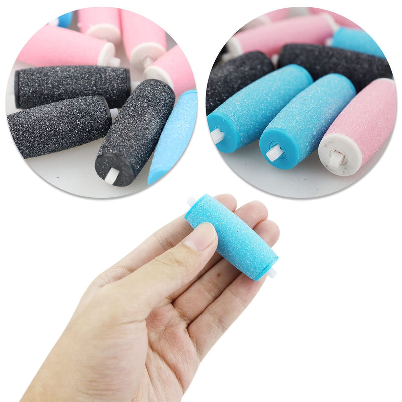[Pack Of 12] Extra Coarse Mineral Replacement Rollers For Scholl Velvet Smooth Callus Remover Refill Rolls With Diamond Particles Replacement Rollers For Feet, Replacement Rollers With Replacement - NewNest Australia