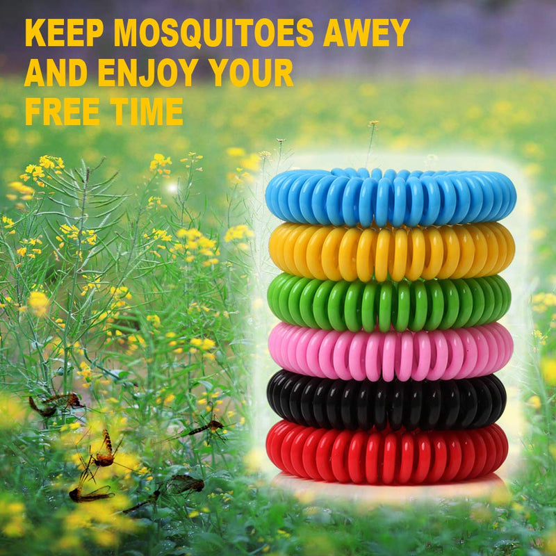 BuggyBands Mosquito Bracelets, 24 Pack Individually Wrapped, DEET Free, Natural and Waterproof Band - NewNest Australia