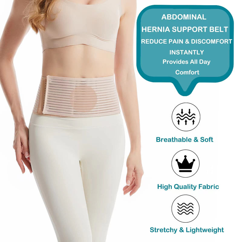 Umbilical hernia bandage & inguinal hernia bandage as an abdominal bandage. Abdominal belt for navel hernia. Inguinal hernia bandage | Hernia Abdominal Belt for Women & Men Large/X-Large (Pack of 1) - NewNest Australia