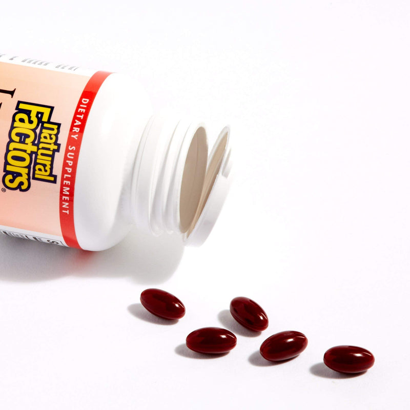 Natural Factors, Lycopene 10 mg, Antioxidant Support to Help Reduce Free Radical Damage with Pumpkin Seed, 60 softgels (60 servings) - NewNest Australia