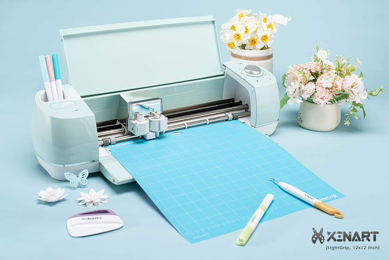 XINART 12x12 Inch Cutting Mat for Cricut Maker 3/Maker/Explore 3/Air 2/Air/One(LightGrip, 3 Pack) Light Adhesive Sticky Quilting Cricket Cutting Mats for Cricut A-LightGrip 12x12 Inch 3 Pack - NewNest Australia