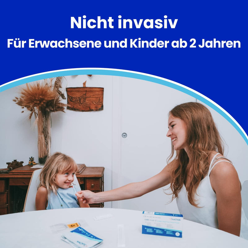 Adeste - NEW 10 x 1 Corona rapid test for home COVID 19 Antigen Rapid Test Swab self-test. Tested for all variants. Non-invasive, non-disturbing, easy. Made in October 2023 - NewNest Australia