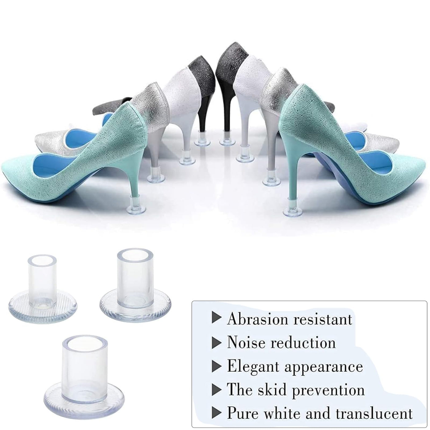 10pair Thin Stiletto Heel Protectors Silicone PVC Plastic Wedding Grass High  Heel Shoe Protectors Gel Heel Covers Shoes Stoppers - AliExpress