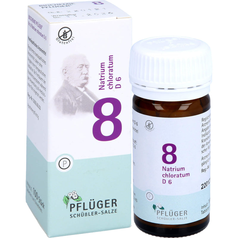 BIOCHEMIE 8 NATR CHLOR D 6, 100 pcs - NewNest Australia