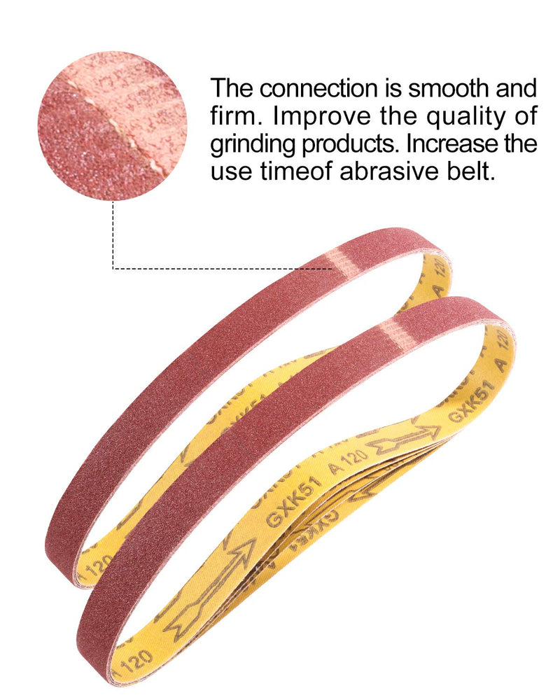 S SATC Sanding Belts 1×30-Inch Sanding belt Belt Sander Belt Sander Paper, (4 Each of 60, 80, 120,150,240,400 Grits) Aluminum Oxide 24PCS 24PCS 1x30inch Sanding Belt - NewNest Australia