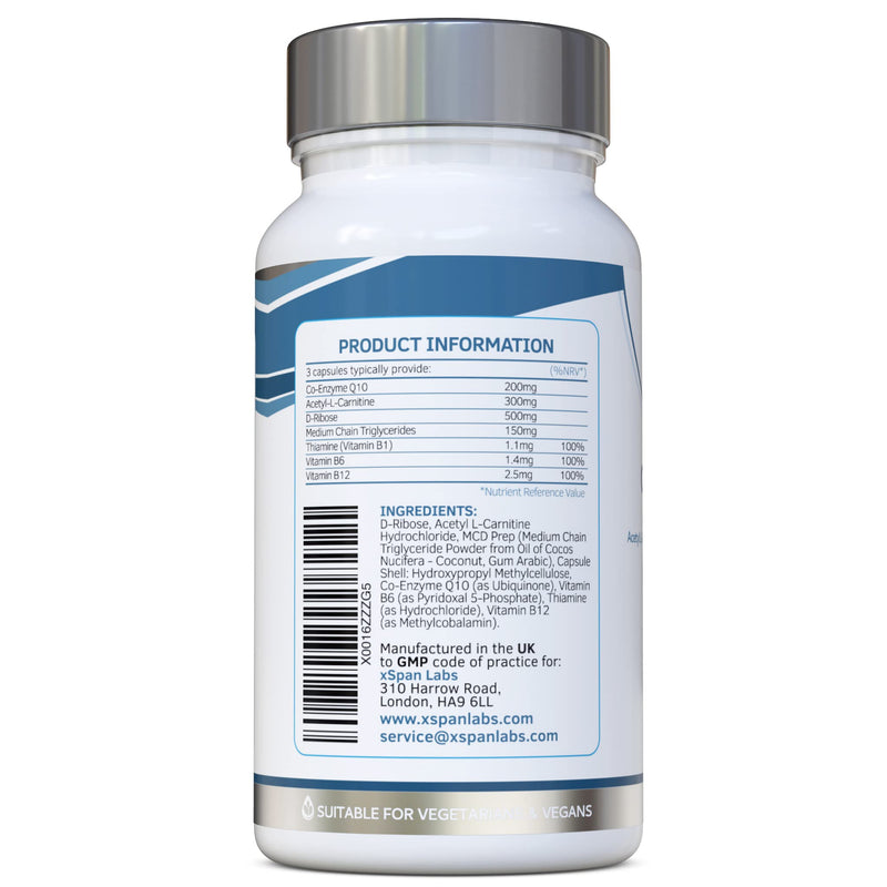 CardioBoost 90 Capsules – a Precise Balance of CoQ10, D-Ribose, Acetyl L-Carnitine, B Vitamins & Medium Chain Triglycerides for Normal Heart Function and to Reduce Tiredness & Fatigue - NewNest Australia