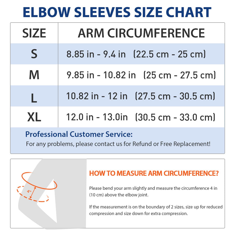 AVIDDA Upgrade Elbow Support for Men and Women (2 Pack), Antislip Elbow Brace Compression Elbow Sleeves for Tennis Elbow, Golfers Elbow, Arthritis, Tendonitis, Joint Pain Relief and Support M - NewNest Australia