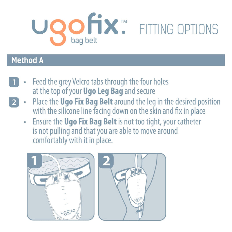 Ugo Fix Bag Strap (x3) – Urine Drainage Support Strap/Catheter Leg Bag Support Strap/Elastic Belt Bag Straps with Soft Elastic Fabric and Comfortable Silicone Grips (Pack of 3) - NewNest Australia