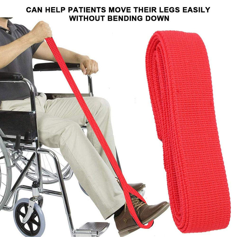 Leg Lifter Strap, Portable Leg Lifting Strap with Durable and Rigid Foot Lifter and Hand Grip Loop for Adult, Senior, Elderly, Handicap, Car, Bed, Couch, Hip & Knee Replacement, Wheelchair - NewNest Australia