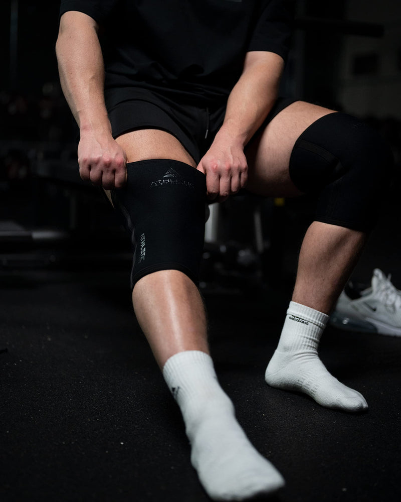 Athletic Aesthetics Knee Sleeves (As A Pair) For Strength Training And Bodybuilding - Knee Sleeves Made Of 7 Mm Neoprene For Squats, Fitness, Weightlifting And Leg Training - For Men And Women - NewNest Australia