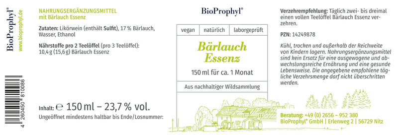 Bioprophyl Execution Continuation Pack - 1X Organic Chlorella 500 + 1X Wild Garlic Essence - Pure Natural Without Additives - For One Month To Optimal Continuation Of Your Treatment According To Dr. - NewNest Australia