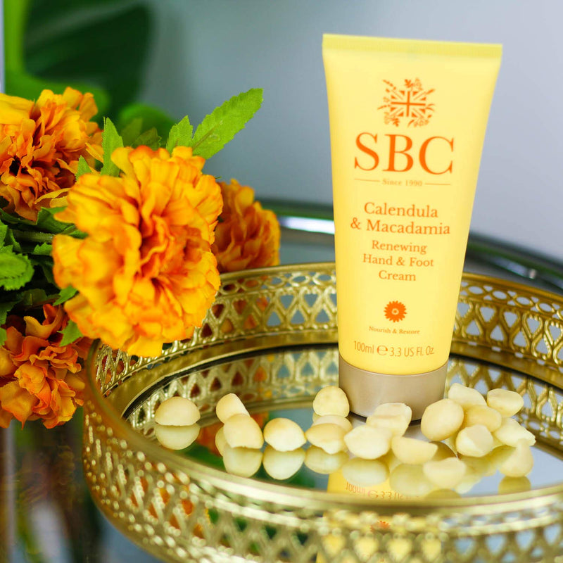 SBC Calendula & Macadamia Renewing Hand & Foot Cream 100ml - NewNest Australia