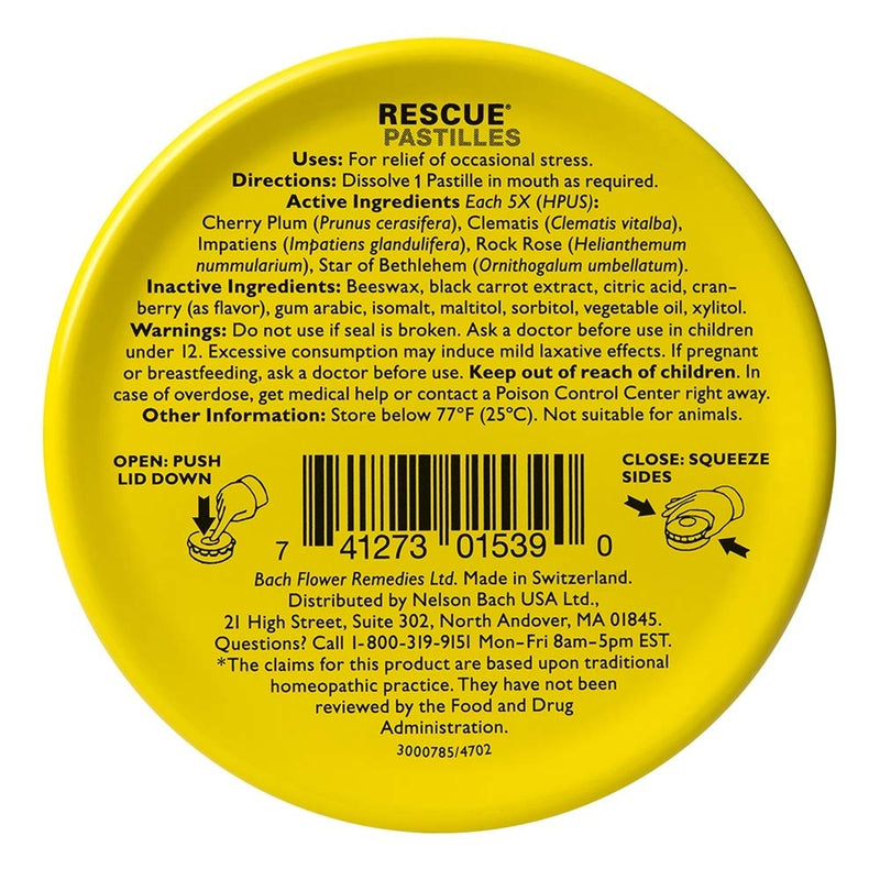 BACH Rescue Pastilles Cranberry, 1.7 OZ - NewNest Australia