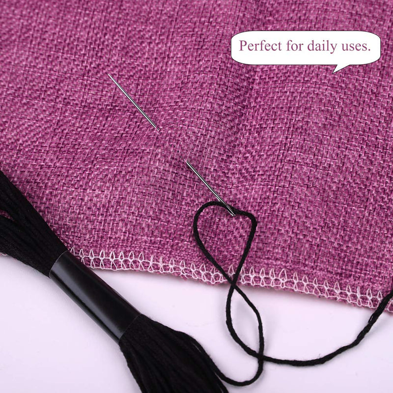10 Skeins Cross Floss Stitch Thread, 8m Cotton Embroidery Floss-Cross Stitch Thread, Embroidery Thread Floss Set, Stitch Threads Polyester Thread Friendship Bracelets Thread Black-1 - NewNest Australia
