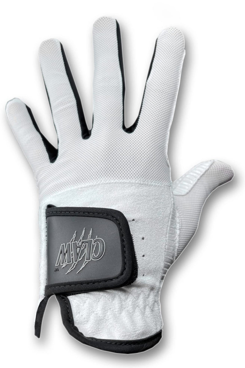 Claw Pro Men’s Golf Glove - Breathable, Long Lasting by CaddyDaddy White X-Large Left - NewNest Australia