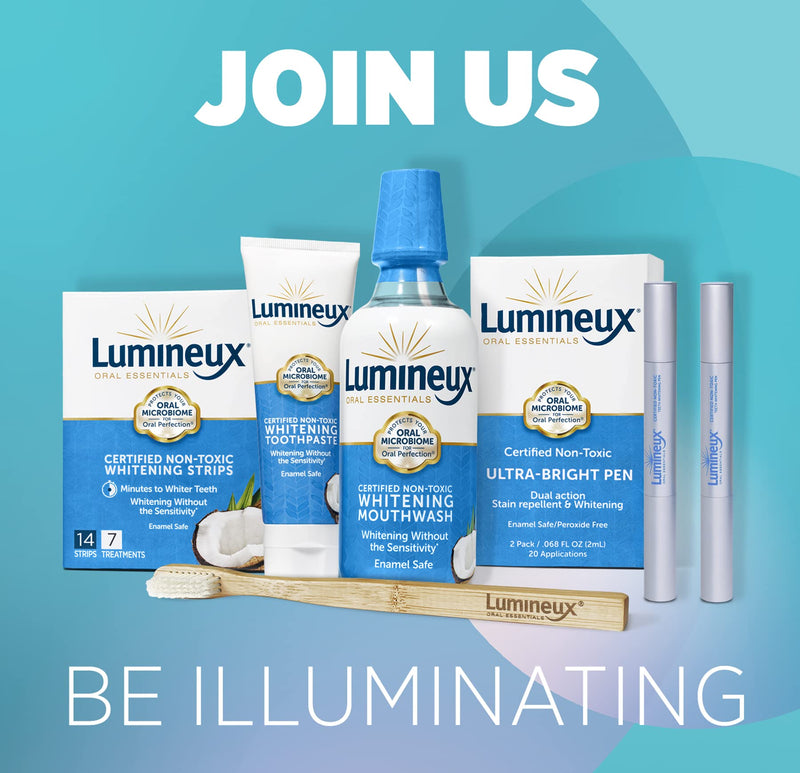 Lumineux Teeth Whitening Toothpaste - Natural & Enamel Safe for Sensitive & Whiter Teeth - Certified Non-Toxic, Fluoride Free, No Alcohol, Artificial Colors, SLS Free & Dentist Formulated 3.75 Ounce (Pack of 1) - NewNest Australia