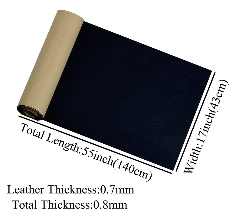 Leather Repair Patch for Couches 17X55inch Large Self-Adhesive reupholster Tape Patches kit for Couch Car Seats Furniture Sofa Vinyl Chairs Jackets Shoes Fabric Fix Tear (Beige White, 17x55 inch) Beige White - NewNest Australia