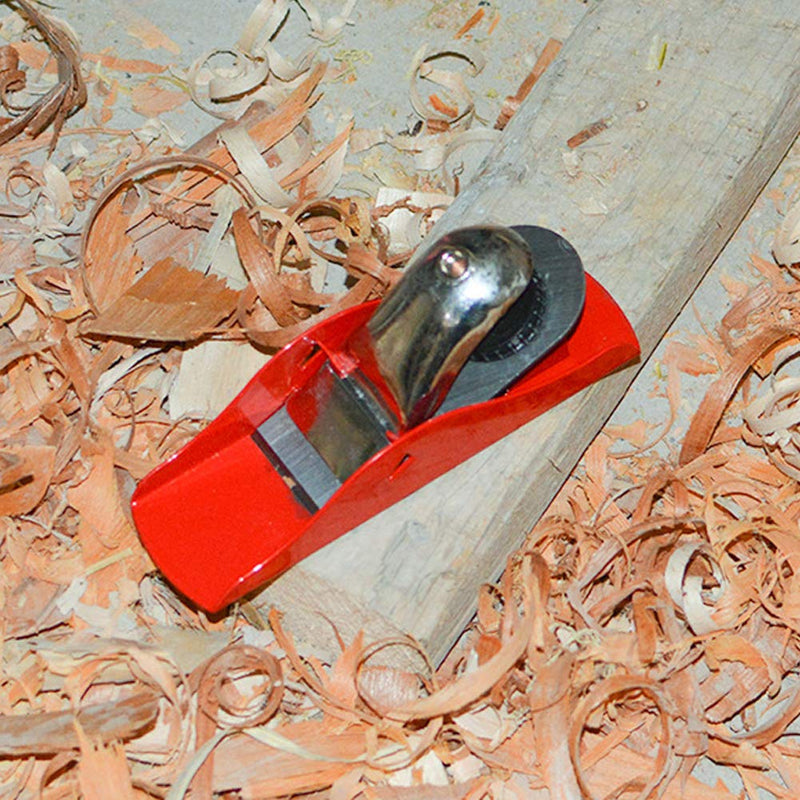 DSHE Mini Hand Planer Small Trimming Planer 6-1/2 inch Woodworking Pocket Plane Hand Plane with 1 inch Blade Adjustable Block Plane and 1 Wood Fixe for Trimming Projects Carpenter DIY Model Making - NewNest Australia