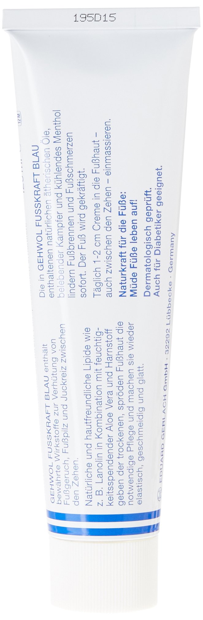 Gehwol Foot Cream Tube, Blue 125 ml - NewNest Australia